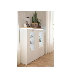 Komoda CALI 138 cm biała