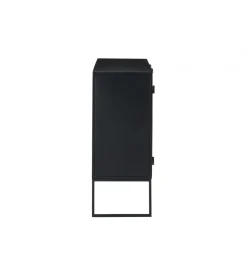 Komoda CANE PANE 89 cm naturalna czarna