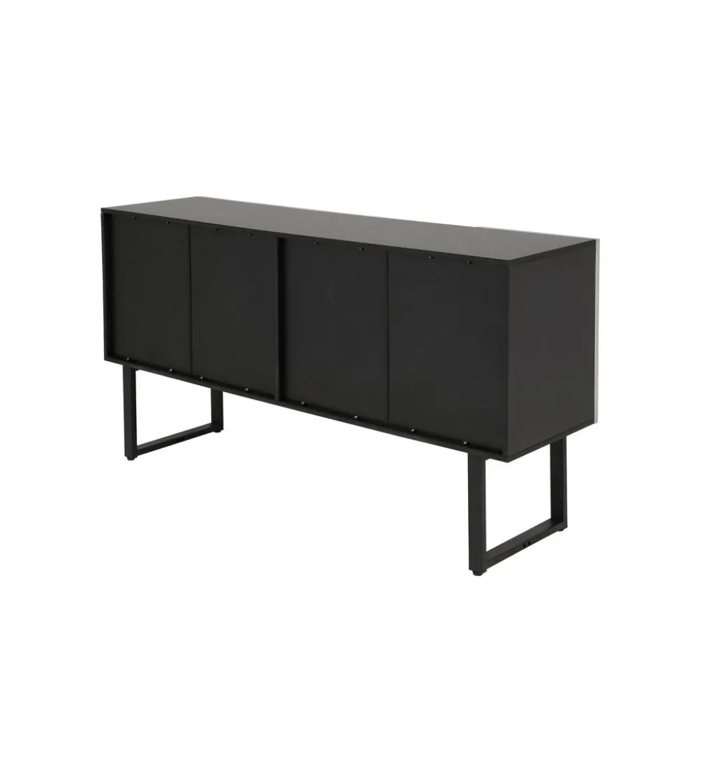 Komoda CARINO 151 cm srebrna