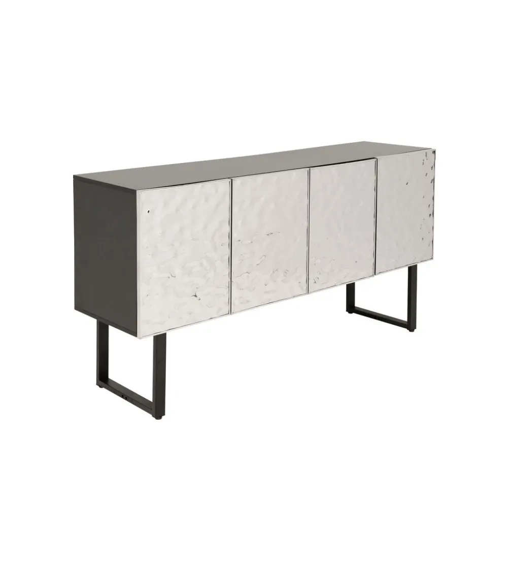Komoda CARINO 151 cm srebrna