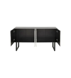 Komoda CARINO 151 cm srebrna