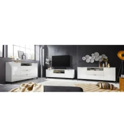 Komoda CASABLANCA 180 cm biała