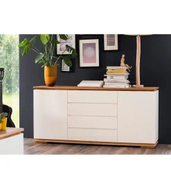 Komoda CHIARO 170 Cm Biało kremowa