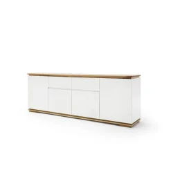 Komoda CHIARO 180 cm biało kremowa