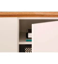 Komoda CHIARO 180 cm biało kremowa