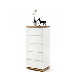 Komoda CHIARO 50 Cm biało kremowa