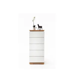 Komoda CHIARO 50 Cm biało kremowa