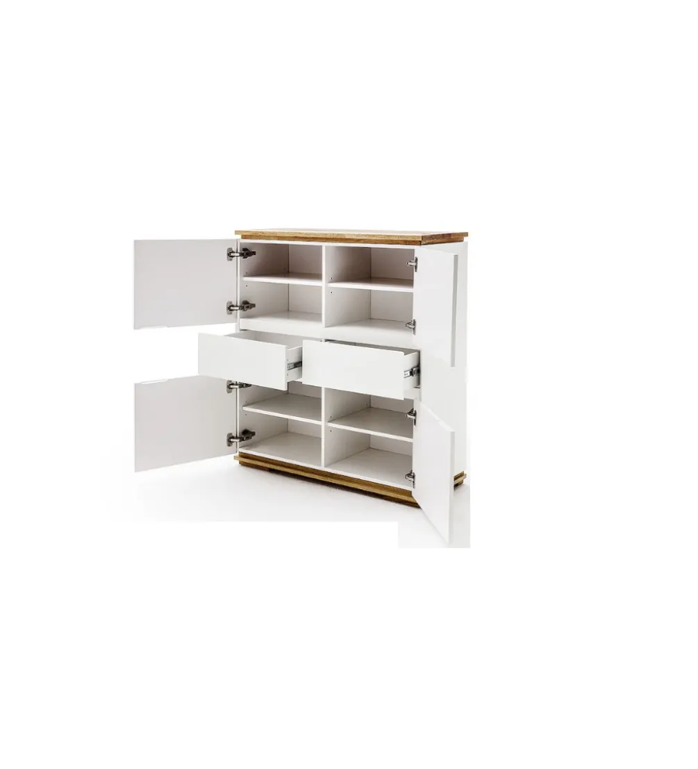 Komoda CHIARO 100 Cm biało kremowa