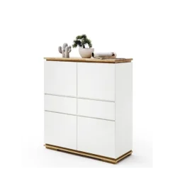 Komoda CHIARO 100 Cm biało kremowa