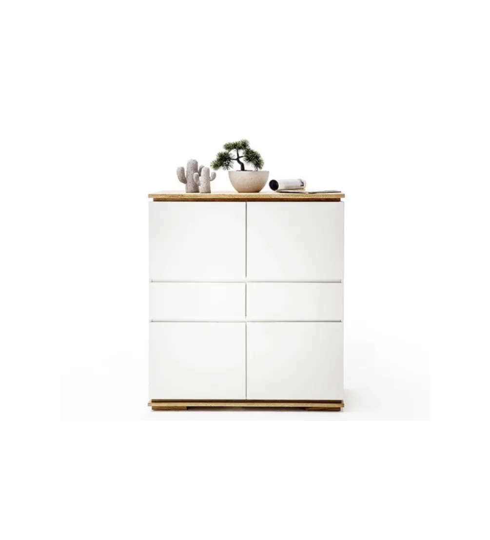 Komoda CHIARO 100 Cm biało kremowa