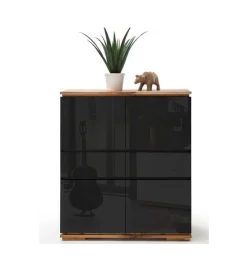 Komoda CHIARO 100 cm czarna