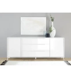 Komoda CITY 205 cm biała
