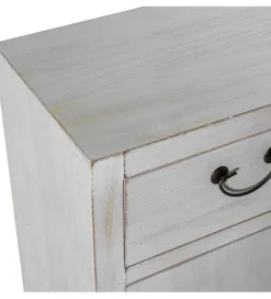Komoda DECAPE 80 cm przecierana biel