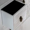 Komoda DECAPE 100 cm przecierana biel