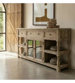 Komoda DEPINO 180 cm drewno sosny