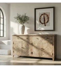 Komoda DEPINO 180 cm drewno sosny