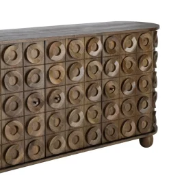 Komoda DERACENO 147 cm drewno mango