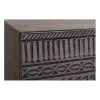 Komoda 3D TRIBAL 120 cm drewno mango ciemny brąz