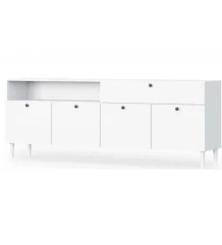 Komoda DULLUM 200 cm biały