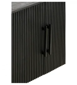 Komoda DUMOSI 140 cm czarna