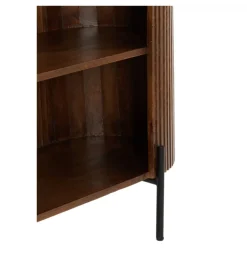 Komoda DUMOSI 100 cm naturalna brązowa