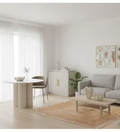 Komoda ENTARDA 80 cm beżowa