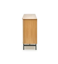 Komoda ESPERO 184 cm dąb sękaty w kolorze bianco