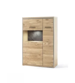 Komoda ESPERO dąb sękaty w kolorze bianco