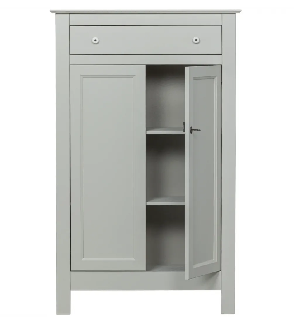 Komoda EVA 150 cm drewno sosna mist