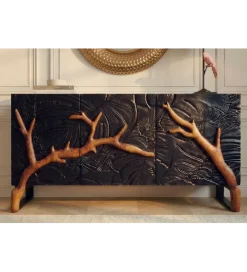 Komoda FOREST 160 cm 3D drewno mango