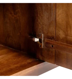 Komoda GARREL 150 cm drewno mango brązowa