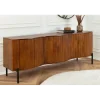 Komoda GRANDEUR 180 cm drewno mango brązowa