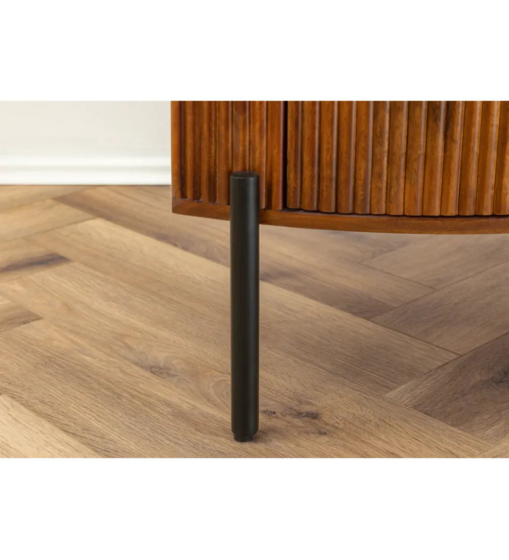 Komoda GRANDEUR 180 cm drewno mango brązowa