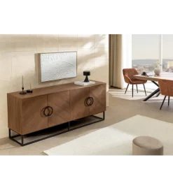 Komoda GRANDEZZA 180 cm kolor drewna orzecha