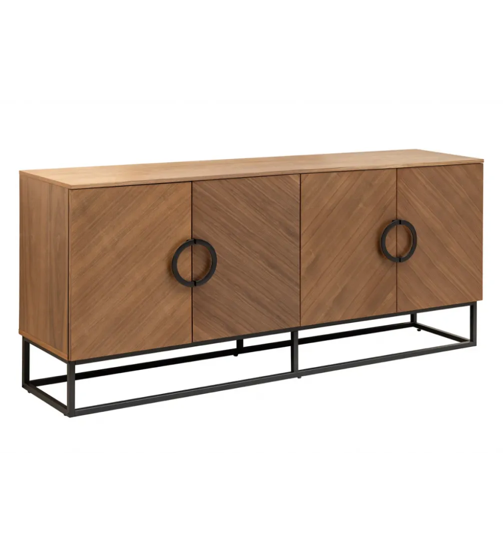 Komoda GRANDEZZA 180 cm kolor drewna orzecha