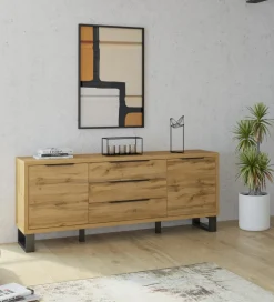 Komoda Halle 200 cm w optyce dąb wotan