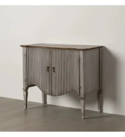 Komoda HALMANDI 100 cm drewno mindi