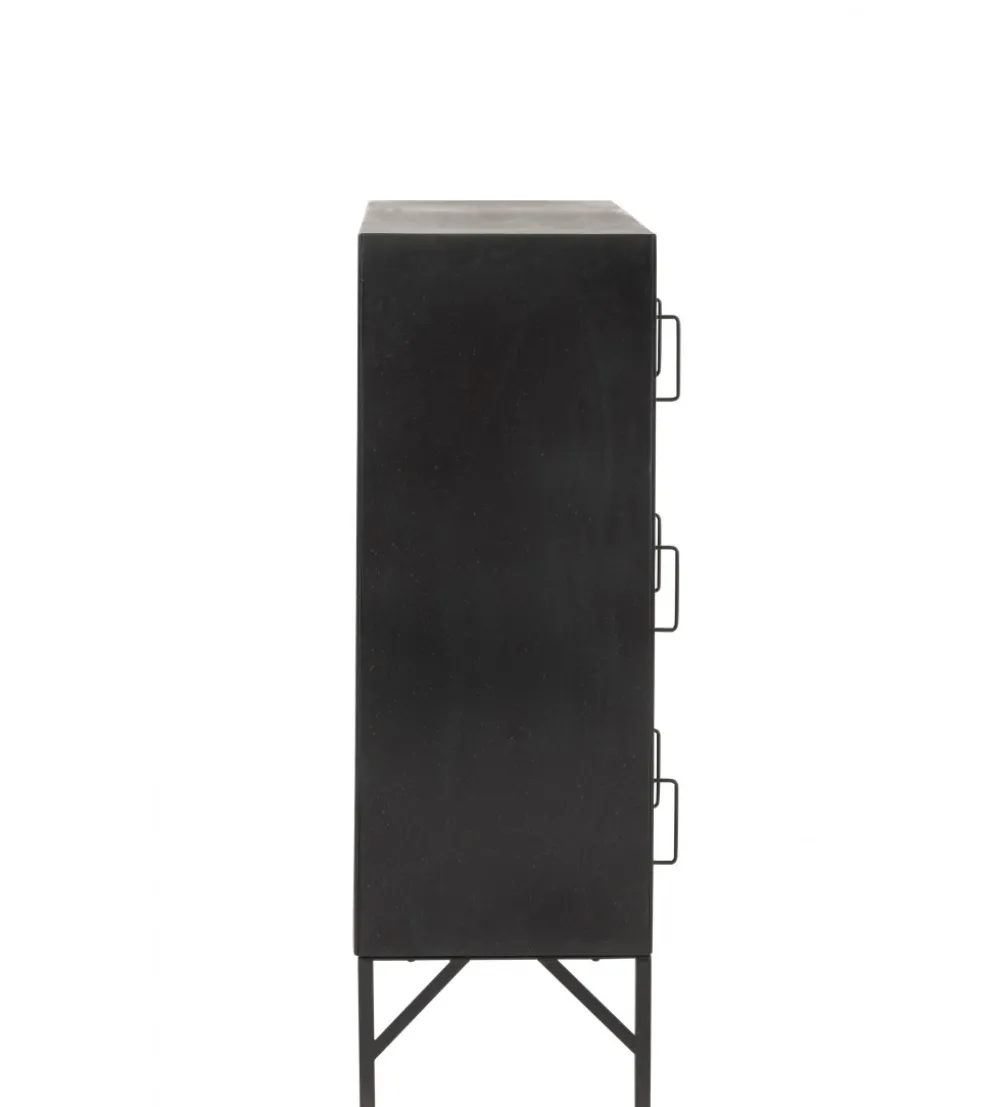 Komoda HULK 86 cm czarna