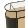 Komoda IVY 150 cm naturalna czarna