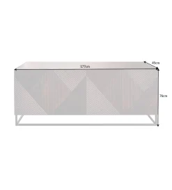 Komoda KAREN Creativo 177 cm drewno mango