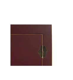 Komoda KOKOSIN 100 cm bordowy