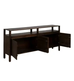 Komoda KURT 190 cm drewno mango ciemny brąz
