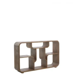 Komoda LABARE 140 cm drewno mango brązowa