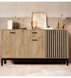 Komoda LAMINO 154 cm kolor naturalnego dębu