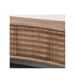 Komoda LANZZI 120 cm czarny mat/dąb artisan