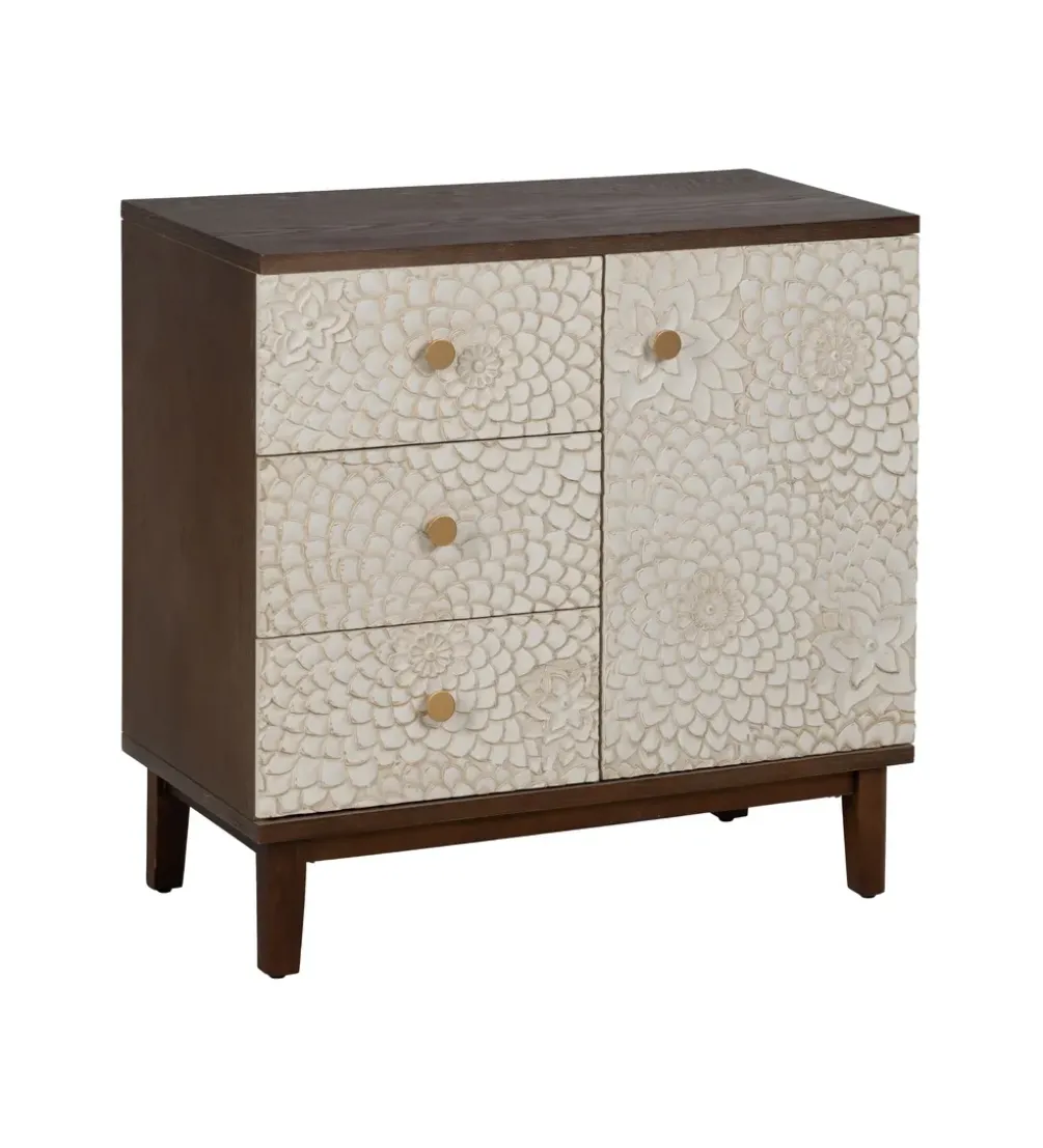 Komoda LAPUNA 80 cm drewno sosnowe