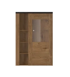 Komoda LARONA 100 cm o wybarwieniu dąb lefkas z kolorem touchwood
