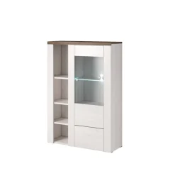 Komoda LARONA 100 cm o wybarwieniu Sonoma Trufel z kolorem Sibiu Larche