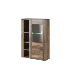 Komoda LARONA 100 Cm O Wybarwieniu Satin Nussbaum z kolorem Touchwood
