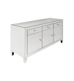 Komoda lustrzana Luxury  140 cm transparentna